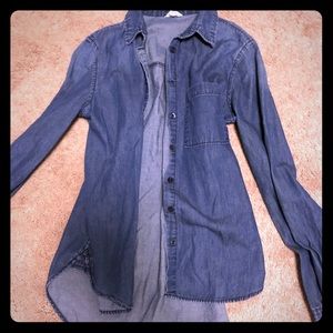 Button up jean top!